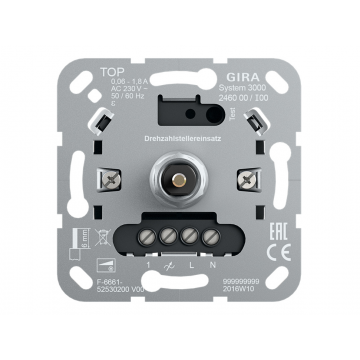 System 3000 speed regulator insert